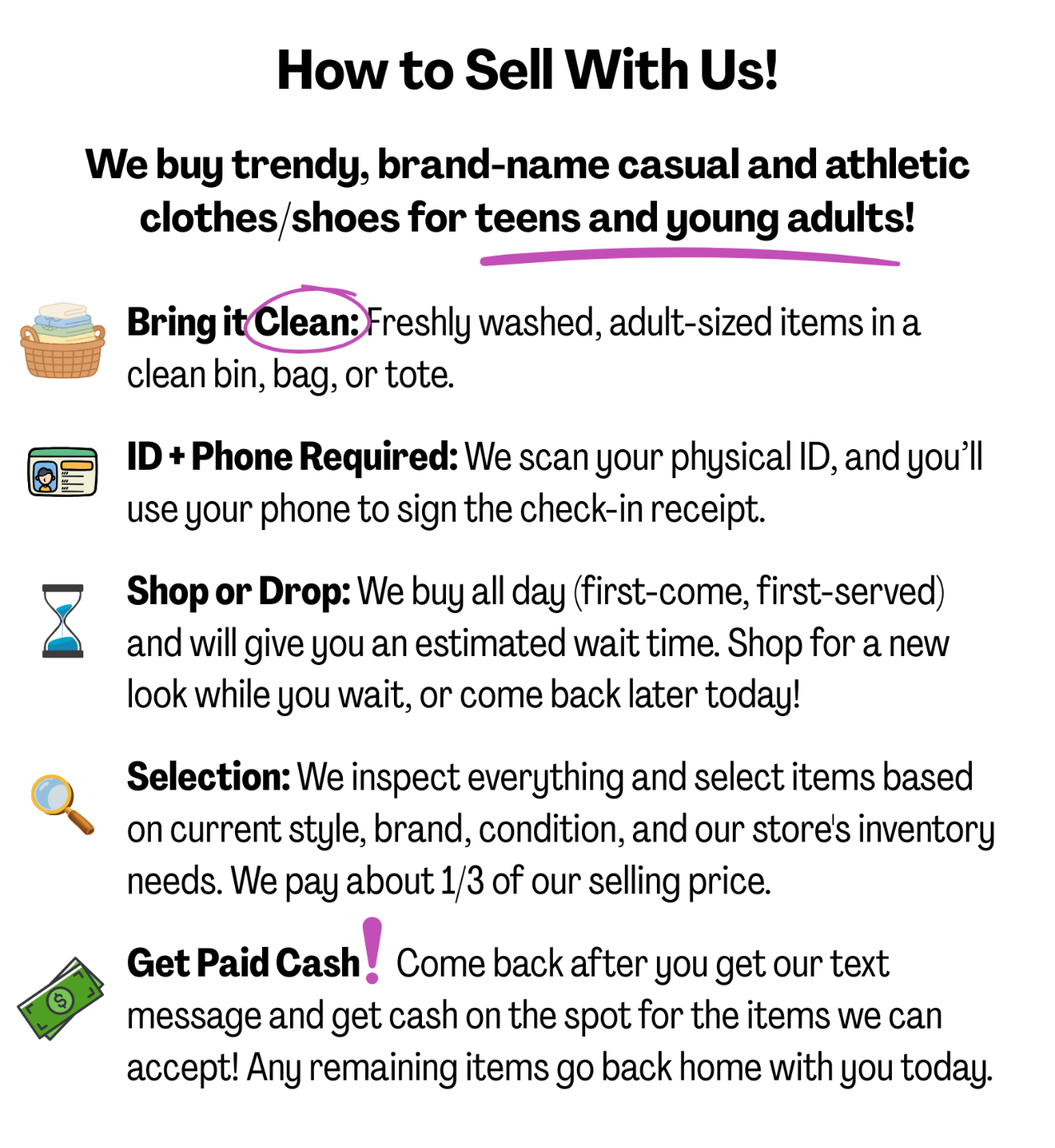 sell your clothes